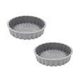 thumbnail image 1 of Oleegame 2PC Cookie Mold Silicone For Baking Round Moldss Nonstick & Quick Release Baking Pans For Vegetable Pancakes Pizza Cheese, 1 of 8