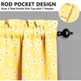 thumbnail image 3 of 1 Piece Country Farmhouse Kitchen Curtains and Valances Set for Windows Country Themed Style Kitchen Window Curtains Over Sink Decor 18x54 in, 3 of 5