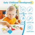 thumbnail image 4 of Dalazy Geometric Shape Puzzles With Knobs Toys Designed For Young Minds Encourage 1Set, 4 of 6