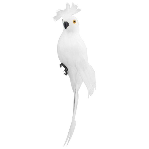Visit the Apexora Store Dummy Feather Parrot Decoration Indoor Outdoor Clip