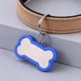 thumbnail image 4 of Fokuz Stainless Steel Engraved Glitter Bone Shape ID Double Custom Text Lightweight Cat Name, 4 of 4