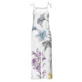 thumbnail image 4 of RKSTN Jumpsuits for Women Boho Floral Printed Summer Sleeveless Backless Fashion Loose Long Pants Rompers, 4 of 5