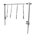 thumbnail image 1 of Herwey Table de Toilettage pour Animaux en Acier Inoxydable, Bureau de Beauté, Hauteur Réglable, Support à Pince pour Chien Chat, 1 of 7