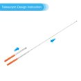 thumbnail image 3 of Unique Bargains 1.2M/4ft Telescopic Handheld Flagpoles, 4Pcs Teachers Pointer Stick Orange, 3 of 7