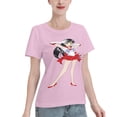 thumbnail image 2 of T-Shirt Basique à Manches Courtes pour Femmes Sailor Moon Rei Hono, 2 of 6
