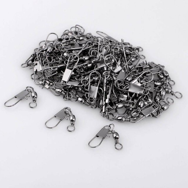 Baohd 100Pcs Pivotant Baril Pivotant avec Connecteurs à Pression Interlock 010