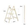 thumbnail image 4 of Household ladder thickened folding ladder multi-functional herringbone ladder neutral packaging White, 4 of 9