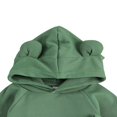 thumbnail image 4 of Newborn Baby 2-piece Long Sleeve Solid Color Hoodie and Pants Outfit Set, 4 of 7