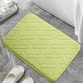 thumbnail image 3 of TIMIFIS Bathroom Rugs Thickened Slow Antimissile Foam Fleece Absorbent Floor Mat Kitchen Mat Bathroom Non-Slip Mat 40X60cm Carpet Rug, 3 of 6