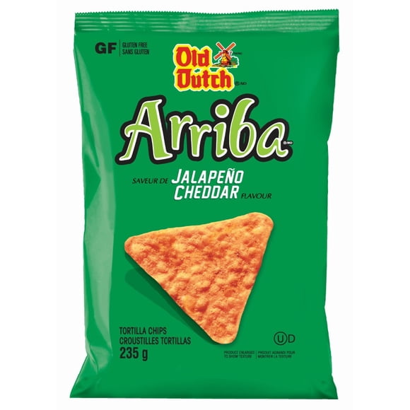 Old Dutch Arriba Jalapeno & Cheddar Tortilla Chips