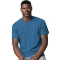 thumbnail image 1 of Hanes TAGLESS Men`s T-Shirt - Best-Seller, S, Denim Blue, 1 of 6