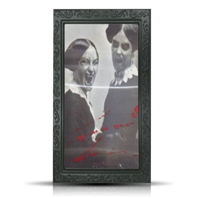 ”Halloween Picture Frame Party Horror Scary TPE Photo Home Hotel Haunted House Decorations B027”