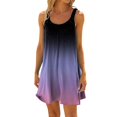 thumbnail image 1 of Kcodviy Robe de Plage pour Femme Bikini Robe de Plage pour Femmes Tenue de Plage Couvre-Maillots Robe Décontractée de Vacances pour Femmes Robe Courte d'Été Décontractée à Col Licou, 1 of 4