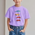 thumbnail image 2 of WRKEKC T-Shirts d'Été pour Garçons, T-Shirts Décontractés pour Garçons, T-Shirts Polyvalents Décontractés à Manches Courtes pour Enfants avec Motif Imprimé et Col Rond, 2 of 6