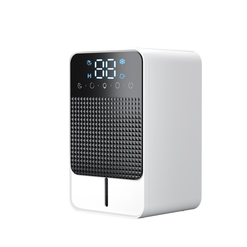 High-Efficiency Dehumidifier with 1800ml Tank, 7-Colour Light & Timer