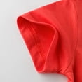 thumbnail image 5 of Vêtements Garçon Tout-Petit T-Shirts Rouges pour Garçons T-Shirt à Manches Courtes Haut d'Été pour Garçons Vêtements 2T, 5 of 5