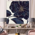 thumbnail image 3 of Designart Dark Rose Gilded Gold Canvas Wall Art, 3 of 3