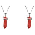 thumbnail image 4 of QualitChoice Hexagon Column Charm Exquisite Women Men Making Findings Handmade Anniversary Hanging Pendants Colorful Crystal Red Pattern Color 2Set, 4 of 6