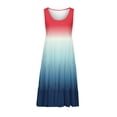 thumbnail image 4 of Yuyuzo Robes d'Été pour Femmes Robe Décontractée d'Été pour Femmes Sans Manches à Col Rond Tunique Ample Robe Débardeur Robe Bohème de Plage pour les Vacances, 4 of 7