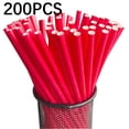 thumbnail image 1 of Teissuly Disposable Degradable Paper Straw Beverage Party Dessert Cake Decoration(200pc), 1 of 1
