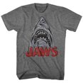 thumbnail image 1 of Jaws Sketchy Shark Graphite Heather Adult T-Shirt 4Xl, 1 of 2