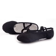 thumbnail image 4 of MIASHUI Chaussures pour Enfants Chaussures pour Enfants Chaussures de Danse Chaussures Chaudes de Danse Ballet Performance Chaussures d'Intérieur Chaussures de Danse Yoga,Noir,7-8 Ans, 4 of 5