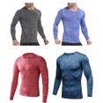 thumbnail image 4 of CAROOTU Men Sports Tops Shirt Basketball Football Training Running Stretch Quick-drying Tops New, 4 of 6