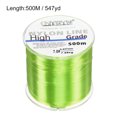 thumbnail image 2 of Uxcell 547Yard 17Lb Fil de Pêche en Nylon Monofilament Enduit de Fluorocarbone Jaune Pâle, 2 of 7
