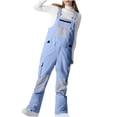 thumbnail image 2 of TIMIFIS Femmes et Hommes Snow Salopette Ajustable Pantalon Salopette Résistant à l'Usure Randonnée Escalade Pantalon de Ski Isolé avec Poches, 2 of 4