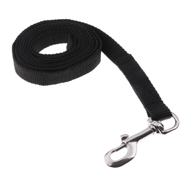 2M 20Mm Coton Tressé Corde de Cheval Équestre / Animal de Compagnie - Noir, 2M