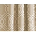 thumbnail image 3 of Eclipse Zana Trellis 63" Blackout Rod Pocket Window Panel, 3 of 3