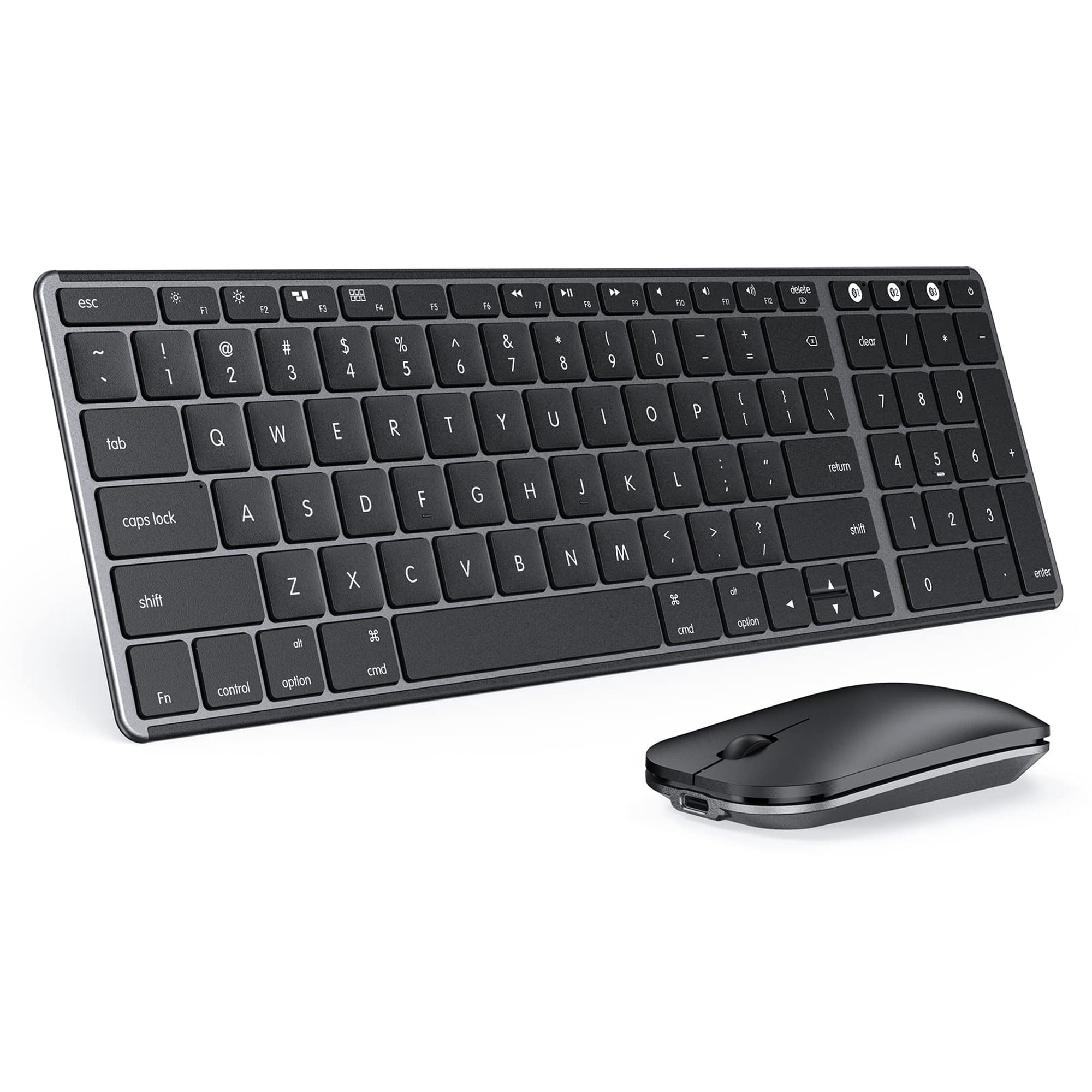 Wireless Bluetooth Keyboard and Mouse for Mac, Multi-Device