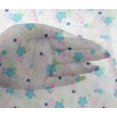 thumbnail image 4 of oneOone Viscose Chiffon Fabric Dot & Flower Floral Decor Fabric Printed BTY 42 Inch Wide, 4 of 4