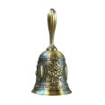 thumbnail image 2 of DEBGFS Retro Metal Tinker Bell Band & Orchestra Musical Instruments Hand Bell High Brass Antique Handbell for School Reception Meditation Prayer and Home Decoration,brown, 2 of 8