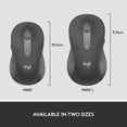 thumbnail image 3 of Logitech Signature M650 Souris Sans Fil - Pour Mains de Petites & Moyennes Tailles - Graphite, 3 of 9
