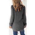 thumbnail image 3 of Chandail en Molleton Duveteux d'Hiver pour Femmes, Chandail Simple, Hauts, Blouse, 3 of 3