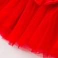 thumbnail image 4 of FhsagQ Ensembles pour Filles Robe de la Saint-Valentin pour Bébé Robe à Petites Manches Volantées Ensemble de Robe de Princesse 3 Pcs Tenues pour Petites Filles Taille 6-7 Rouge 6 m, 4 of 6
