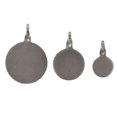 thumbnail image 1 of 3pcs Professional Stainless Steel Targets Shooting Training Targets (Dark Silver), 1 of 6