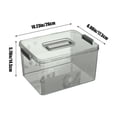 thumbnail image 3 of Deal of the Day! Thickened Folding Storage Box Toy Storage Box Bedroom Living Room Kitchen Study Office Storage Container Folding Storage Box, 3 of 6