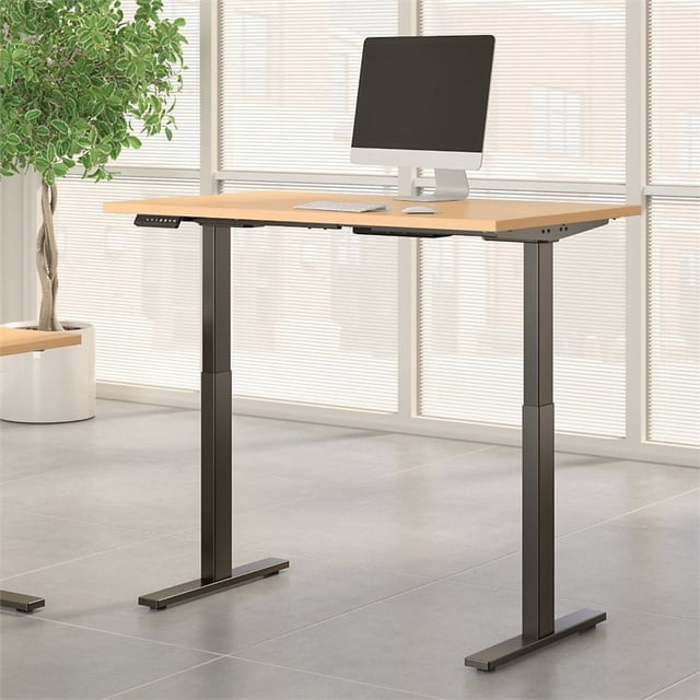 Move 60 Series Height Adjustable Standing Desk in Maple - Engineered Wood