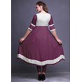 thumbnail image 4 of Bimba Print Long Party Wear Anarkali Kurta Flared A Line Kurtis For Women, 4 of 5