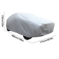 thumbnail image 3 of AHMT Padded Hail Protector Car Cover, Waterproof All Weather Thicken Hail Blankets for Car, Full Outdoor Car Cover for Hail Rain Sun Wind, Compatible with Many Models(B,L), 3 of 8