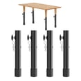 thumbnail image 2 of Wweixi 4x Extensions en Acier Réglables pour Pieds de Tables Pliantes - Hauteur 44cm, 2 of 6