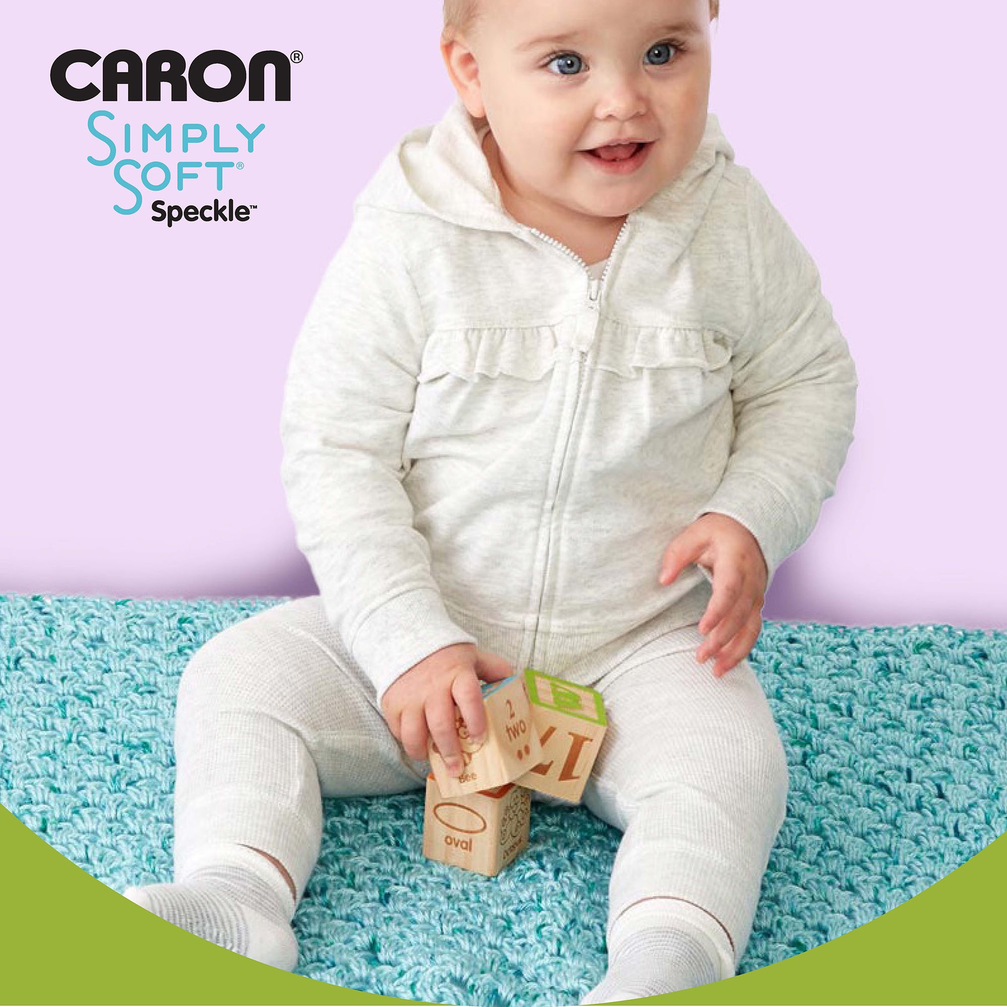 Caron® Fil Simply Soft® Speckle™, Acrylique #4 Moyen, 5oz/141g, 235 Yards