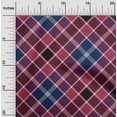 thumbnail image 1 of oneOone Tissu Polyester Lycra Tartan à Carreaux Imprimé 1 Yard 56 Pouces de Large, 1 of 4