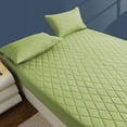 thumbnail image 1 of Fitted Sheet, Mattress Protector Cover, Quilted Pocket Sheet, Winter Warm, Breathable, Non-Slip Skin-Friendly Bedding, All-Season Comfort, Machine Washable, 1 of 9