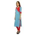 thumbnail image 4 of Phagun Kurta Bollywood Indienne de Designer pour Femmes Kurti Ethnique Tunique en Coton Robe, 4 of 5