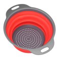 thumbnail image 3 of Drain Basket,  Abrasion Resistance Retractable Anti Slip Save Space Heat Resistant Fruit Colander  For Restaurant For Kitchen Red,Blue,Orange,Green,Rose Red, 3 of 8
