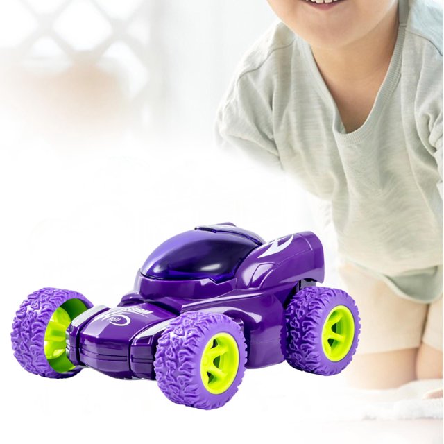 Double-Sided Friction Power Stunt Car - Flip and Shock Resistant Inertial Toy Vehicle, Birthday Gift for Boys and Children Aged 3 and Up, Durable and Fun for All Surfaces