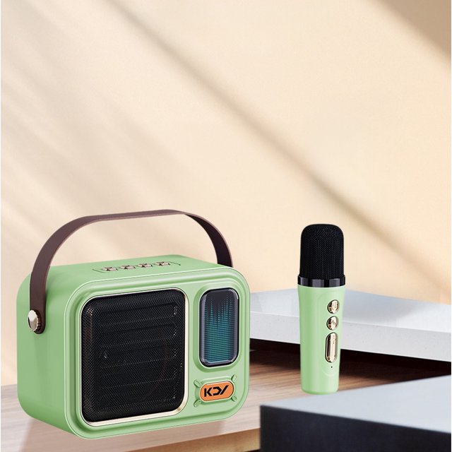HOARBOEG Haut-Parleur Bluetooth Mini Intégré Chantant et Microphone Portable en Liquidation